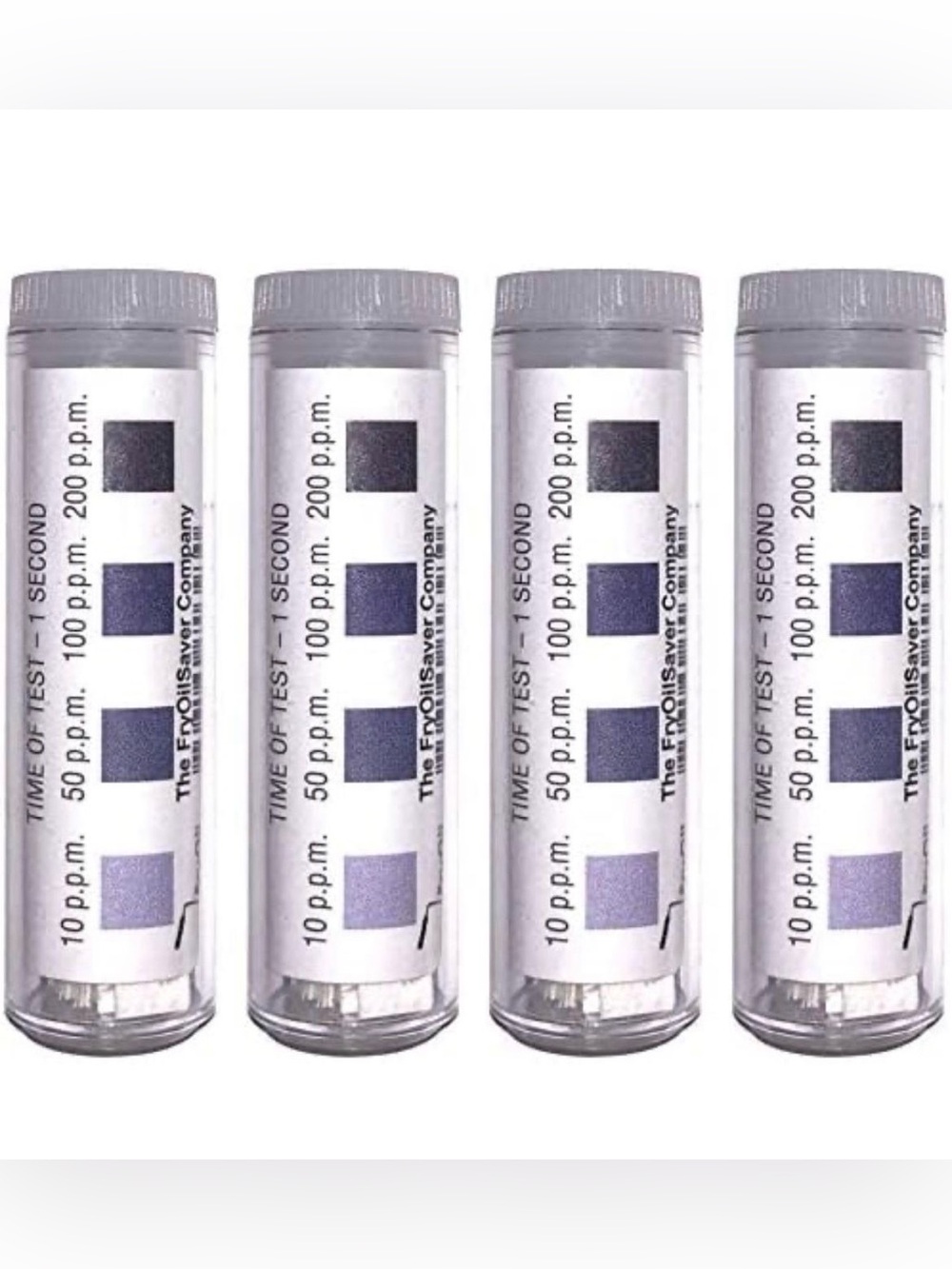 Chlorine Test Strips for Restaurants & Food Services, 4 x Vial of 100 Sanitizer